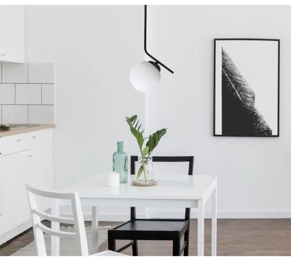 Csillár zsinóron FIRA 1xE27/60W/230V fekete