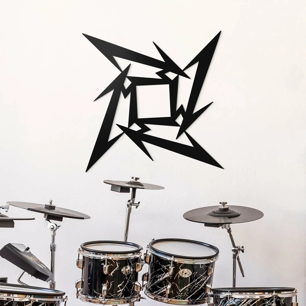 DUBLEZ | Fa szimbólum - Metallica Ninja Star