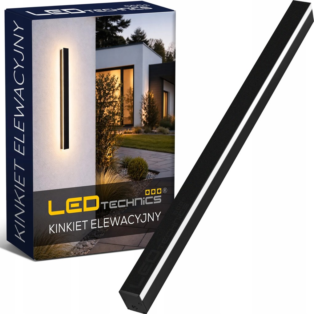 Homlokzati Fali Lámpa 18W Led CCD Kültéri Kerti Fali lámpa IP65 60cm