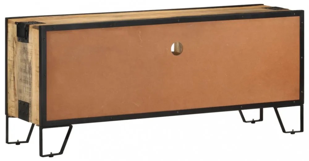 nyers mangófa TV-szekrény 110 x 31 x 46 cm