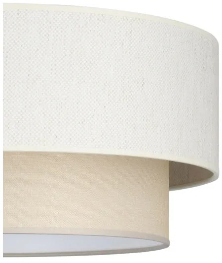 Mennyezeti lámpatest NATIA 1xE27/60W/230V átm. 45 cm krémszínű