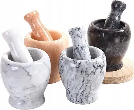 Konyhai Mozsár Kőtörővel XL Gránit Márvány