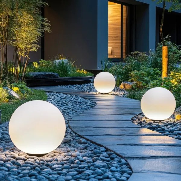 LED RGBW dimmelhető napelemes lámpa LED/5W/3,7V 3000K IP54 Ø 40 cm