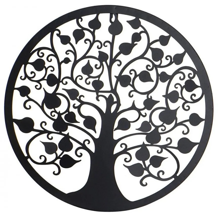 Fém Fali dekoráció életfa motívum 40 cm