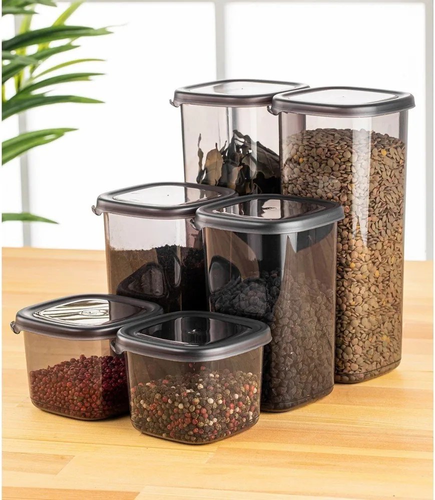 Élelmiszertartó doboz szett 6 db-os Fresco – Hermia