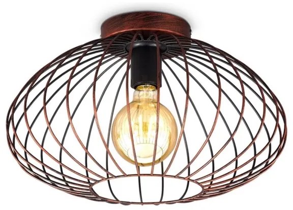 B.K. Licht 1471 - Csillár RETRO 1xE27/40W/230V réz