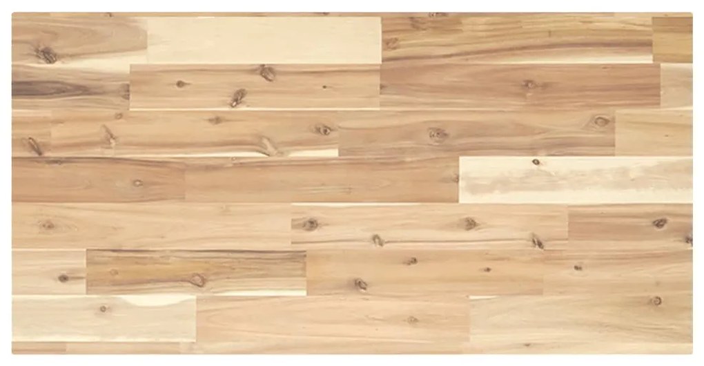 2 db kezeletlen tömör akácfa függőpolc 100 x 40 x 2 cm