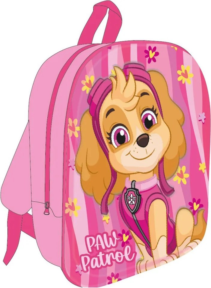 Mancs Őrjárat Pink Skye 3D hátizsák, táska 30 cm