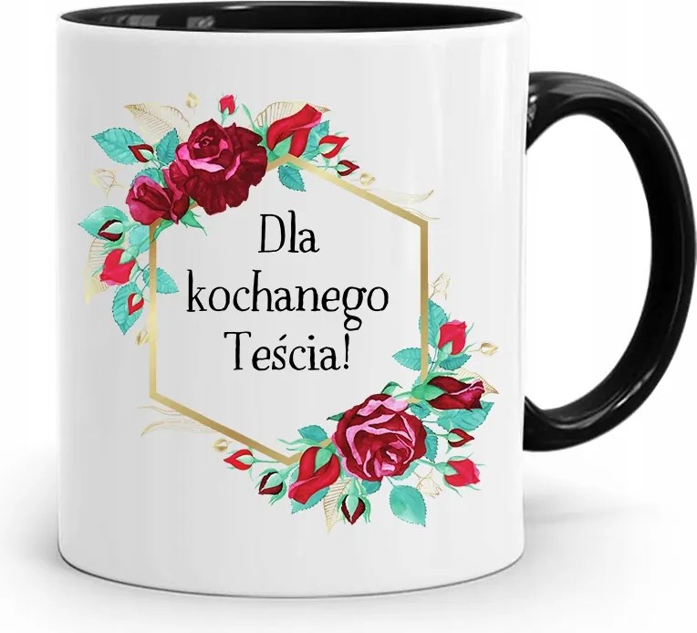 Fekete Bögre Apósnak Szeretett Apósnak! fényképes nyomattal