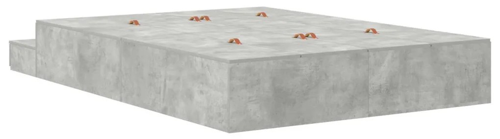 Tároló Ágykeret Betond Grey 135x190 cm