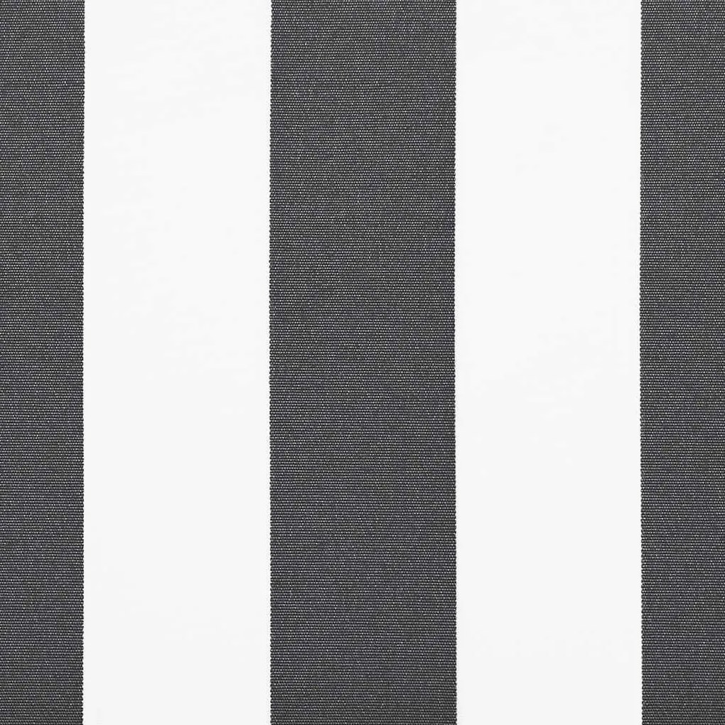 antracit és fehér szövet és alumínium behúzható napellenző 4x3m