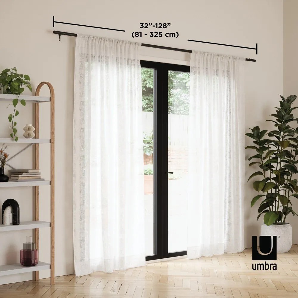 Acél bővíthető függönykarnis 81 - 325 cm Zen – Umbra