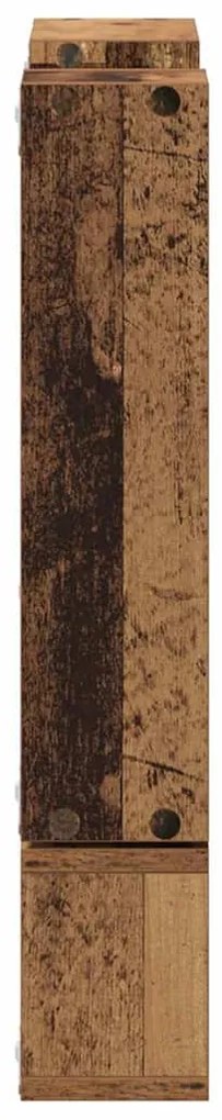 Fal Cube polcokkal Egyéb Régi fa 96 x 12 x 64 cm Faanyag