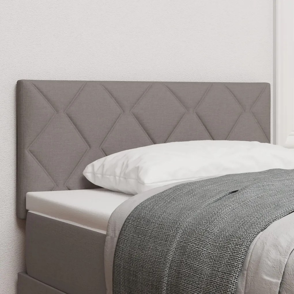 LED Fejtámla Gyémánt Blokkok Dizájn Taupe 90 cm Szövet