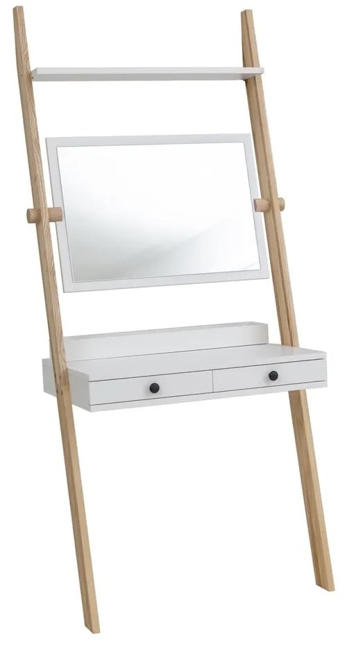 Leno fehér állvány fiókkal és tükörrel - Ragaba