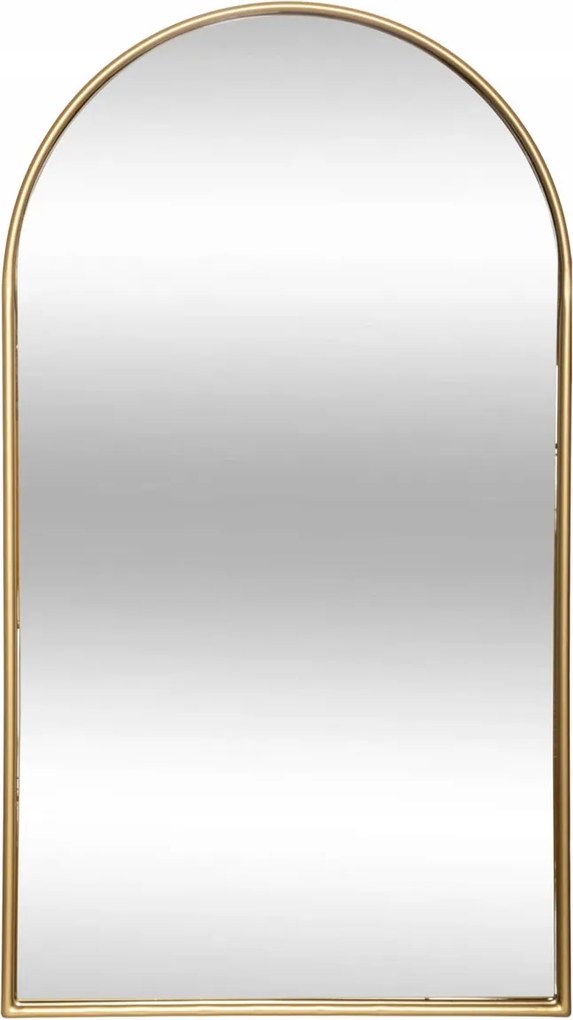 Fali Tükör Nagy Arany Dekoratív Glamour Ív Falra 60 X 106 CM