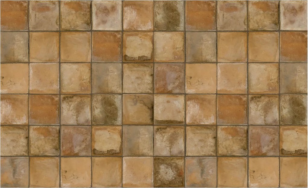 Stílusos Dekoratív fotótapéta Flizelin Rusztikus mozaik 416x254