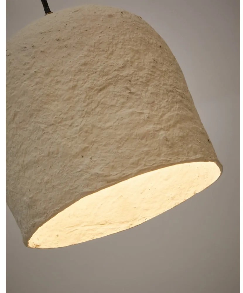 Fehér függőlámpa ø 25 cm Calvia – Kave Home