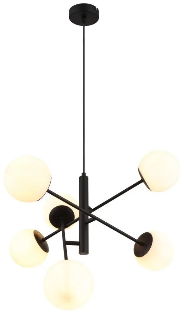 Rabalux 72194 - Csillár zsinóron MEDUZA 6xE14/20W/230V