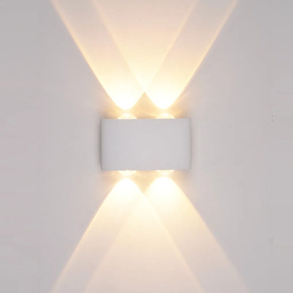 ITALUX PL-261W GILBERO Modern Kültéri Fali Lámpa Fehér LED IP54