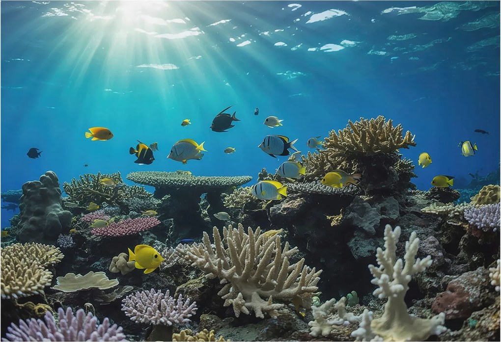 Stílusos Dekoratív Fotótapéta Flizelin Víz alatti világ 152x104 Ragasztó