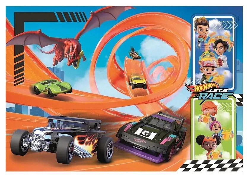 Hot Wheels Citizens 104 db-os puzzle Clementoni