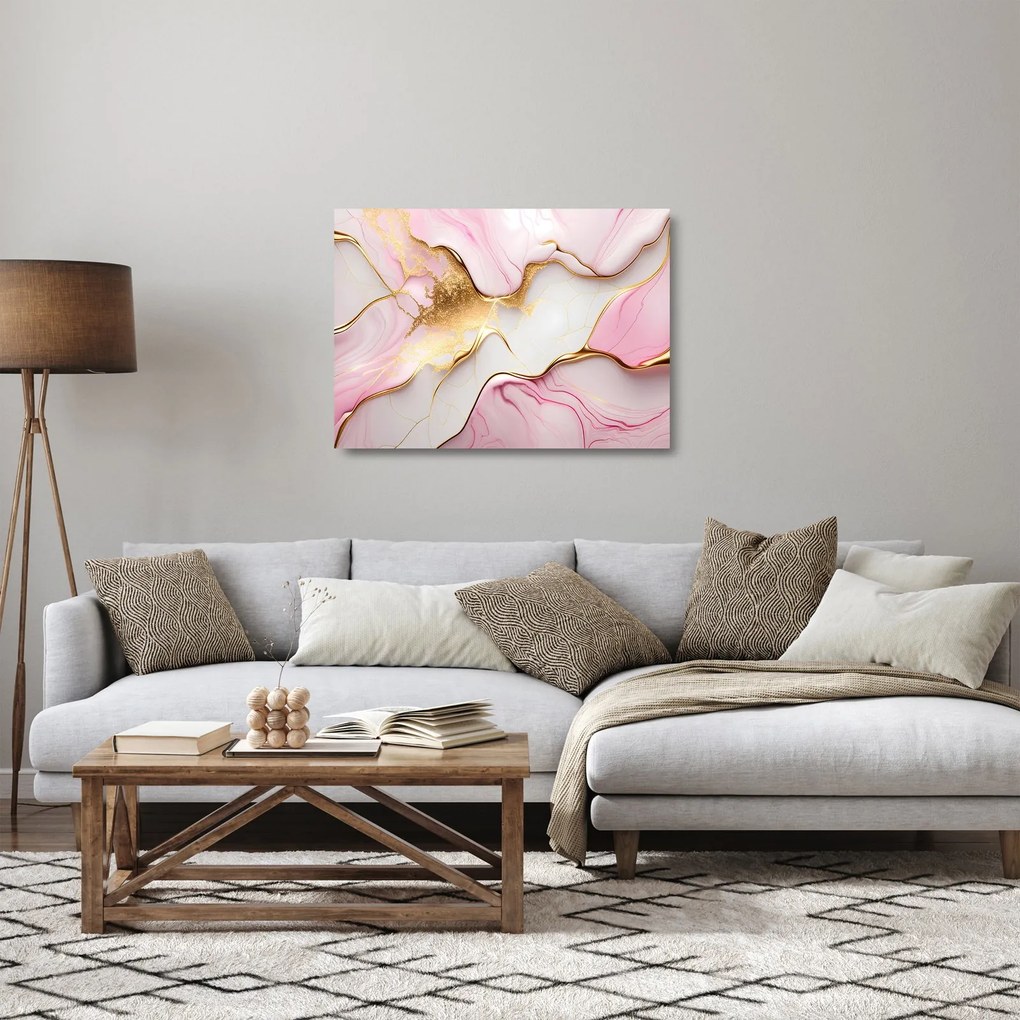 Üveg kép - Márvány design (70x50 cm)