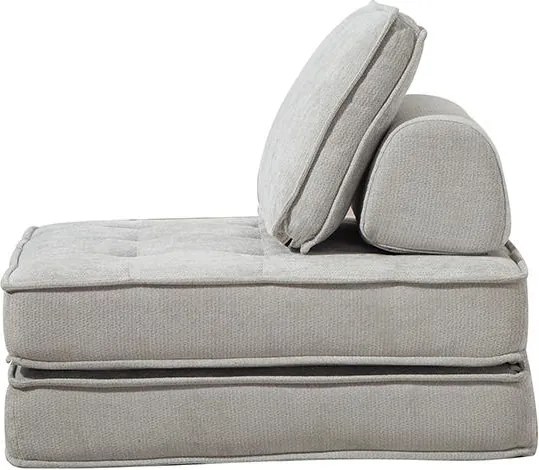 CALMERO kinyitható, multifunkciós kanapé – világosszürke