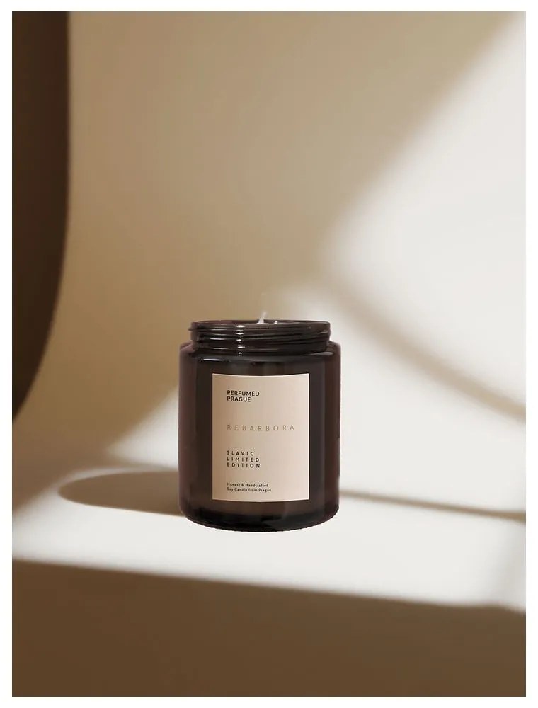 Illatos szójaviasz gyertya égési idő 40 ó Slavic Edition: #07 Rhubarb – Perfumed Prague