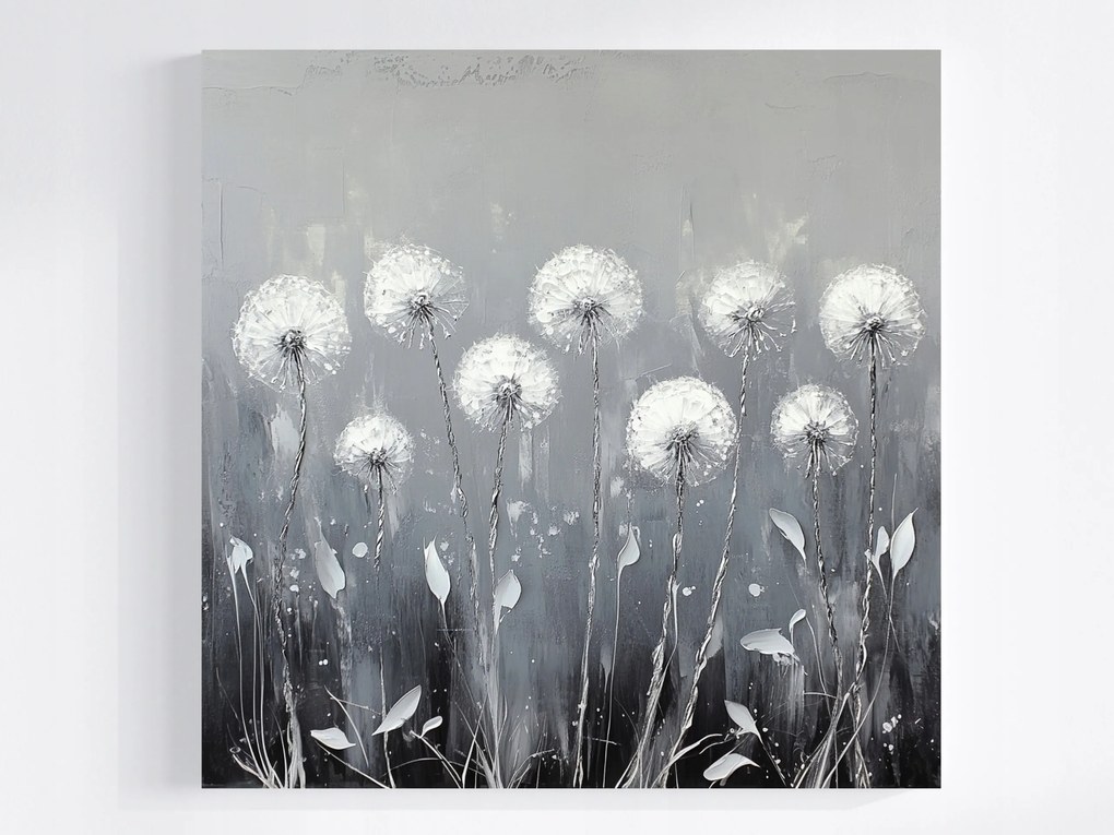 Vászonkép Canvas Természet Tavasz Virágok Pitypang Pehely 40x40