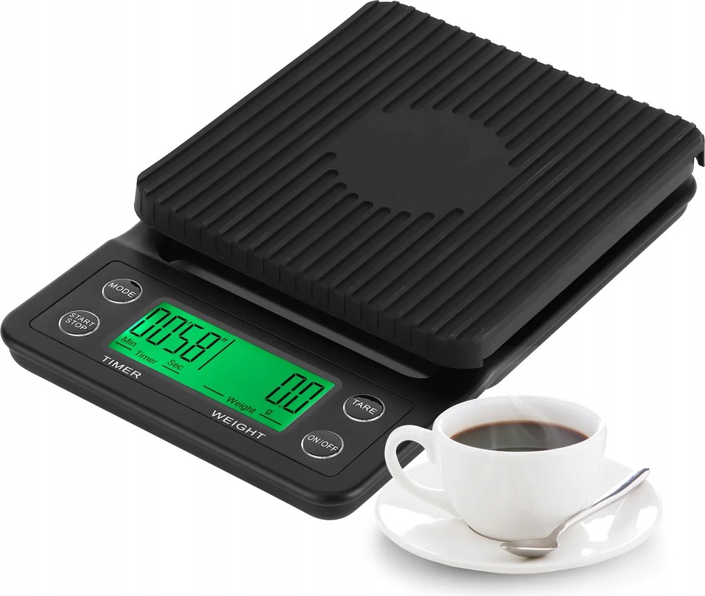 Konyhai Mérleg Elektronikus Precíziós Diétás LCD 3KG/0,1G