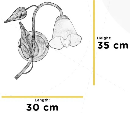 ONLI - Fali lámpa VANDA 1xE14/6W/230V