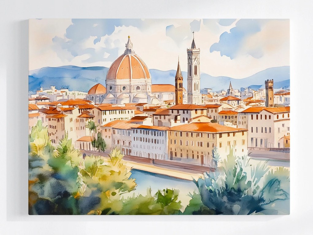 Vászonkép Canvas Város Olaszország Firenze Toszkána Székesegyház 100x75