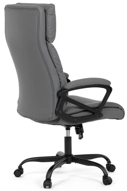 Irodai szék hintamechanikával, szürke műbőr kárpittal. KA-Y346 GREY