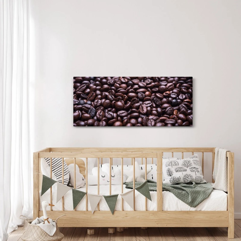 Kávé szemek képe (120x50 cm)