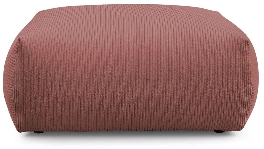 Világos rózsaszín kordbársony lábtartó Voltaire – Bobochic Paris