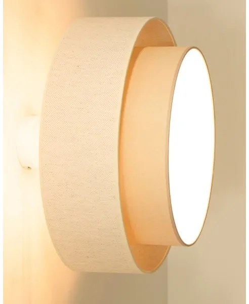 Felületre szerelt mennyezeti csillár NATIA 1xE27/60W/230V, krémszínű