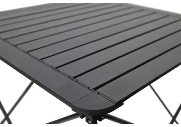Összecsukható kempingasztal 70x70cm antracit