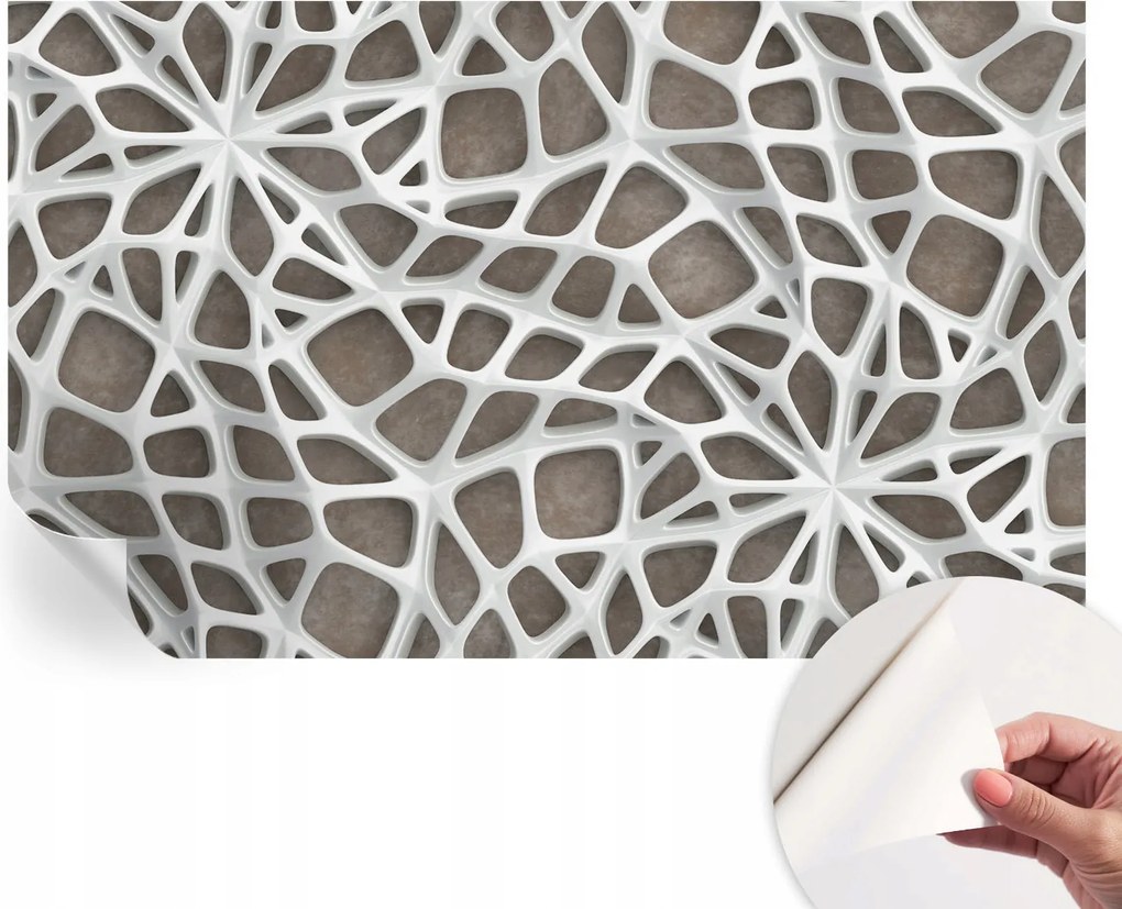 Öntapadós Stílusos Dekoratív Fotótapéta Geometrikus háló 416x254 cm