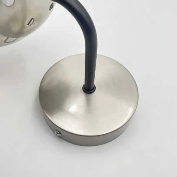 Brilagi - Fali lámpa MALIVA 1xE14/15W/230V matt króm/füstszínű