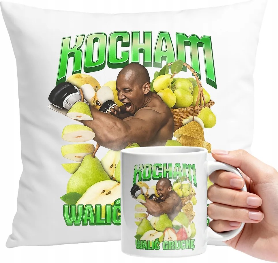 Bögre Szett Párna Ajándék Vicces Imádom Dörömbölni Ajándék Szöveg