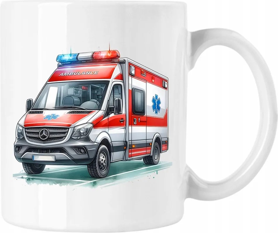 Mentő bögre Mentőorvos 4 Fehér 330ml