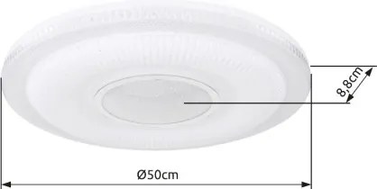GLOBO 48007FSH-30 MAGNIFIQUE Ufo Lámpa IP20