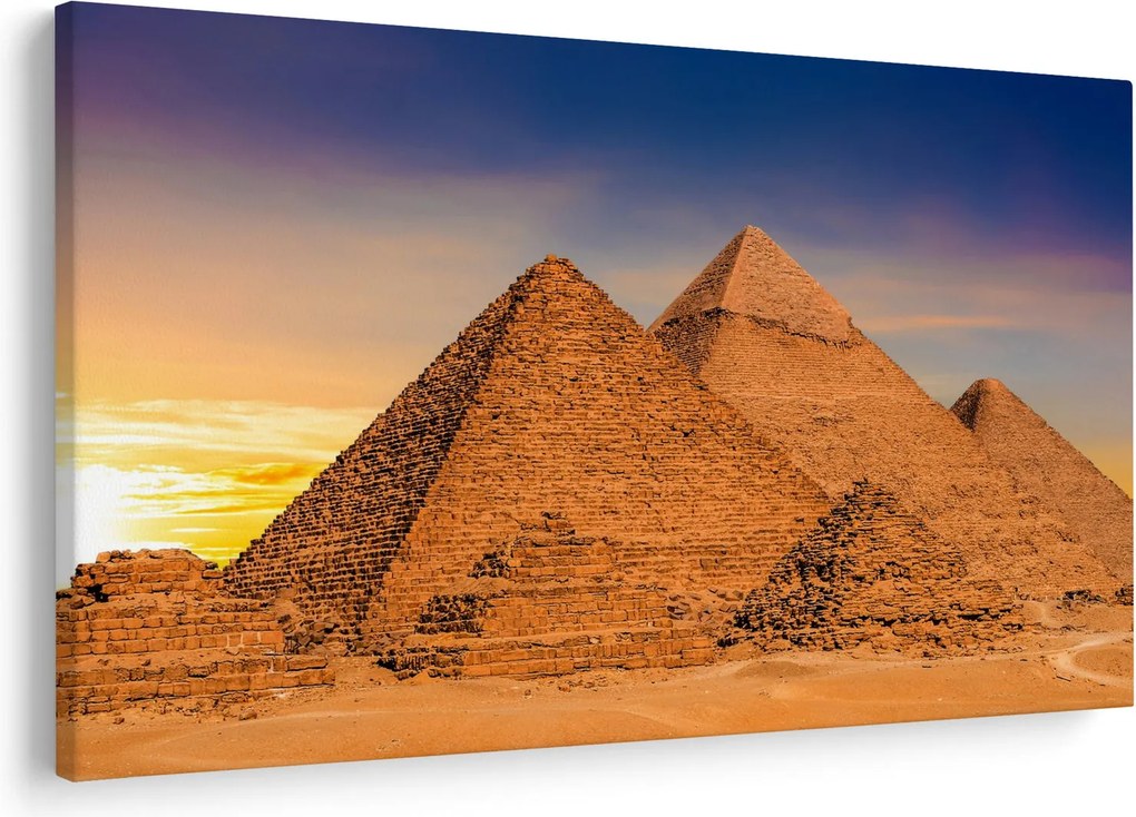 Kép - Egyiptomi piramisok (90x60 cm)