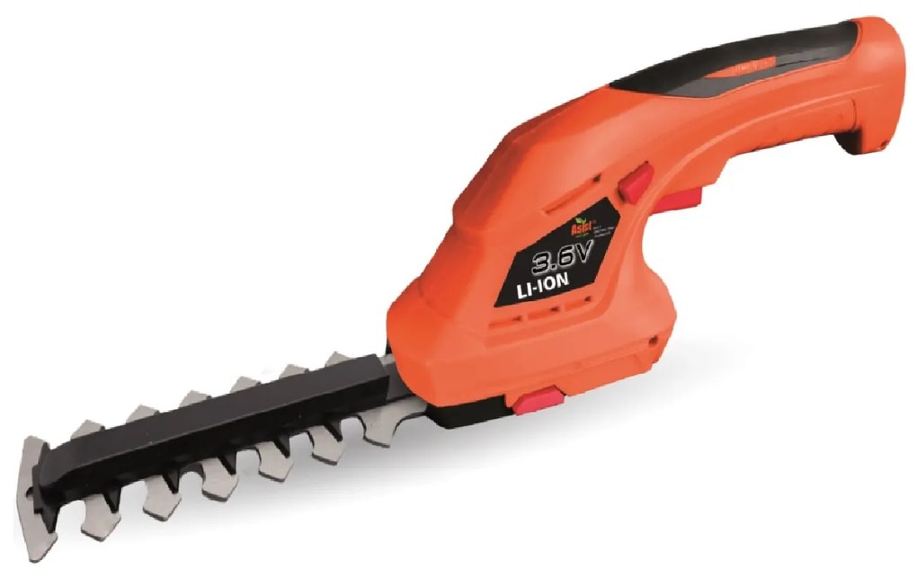 Asist Smart Garden AE3N36 vezeték nélkülimetszőolló fix nyéllel, 3,6 V Li-lon