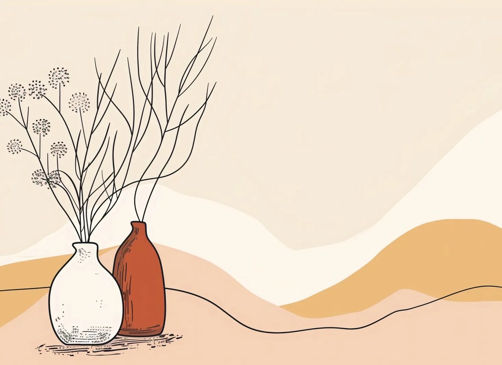 Poszter 55x40cm Stílusos Bézs