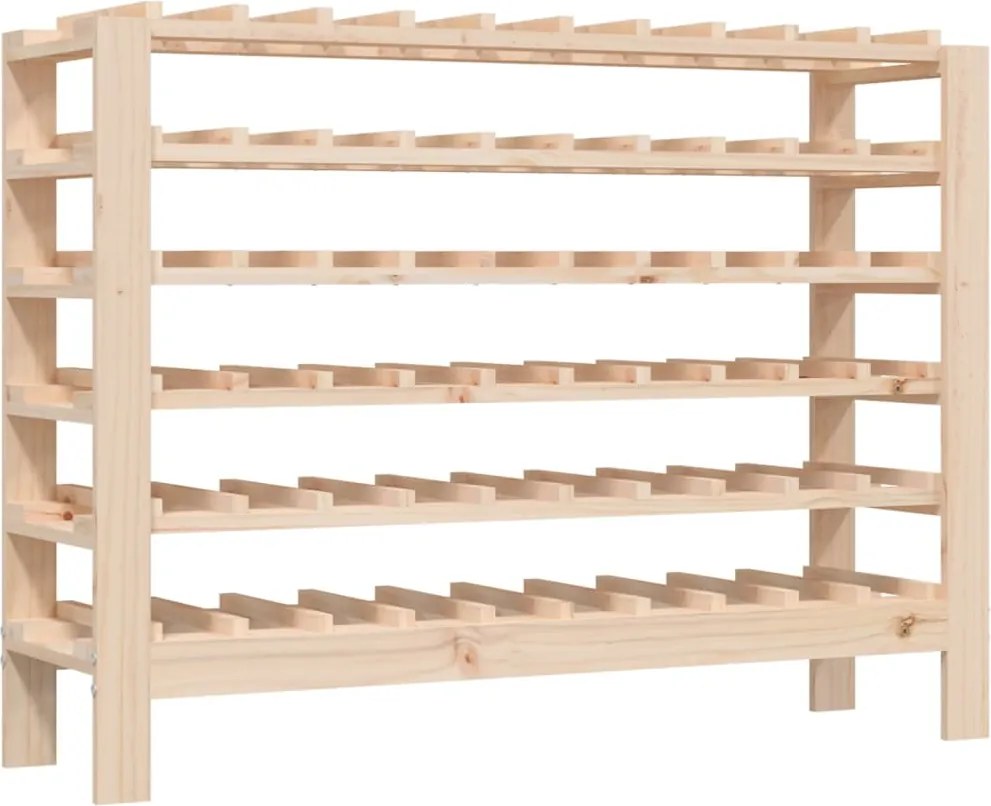 vidaXL tömör fenyőfa bortartó állvány 109,5 x 30 x 82 cm