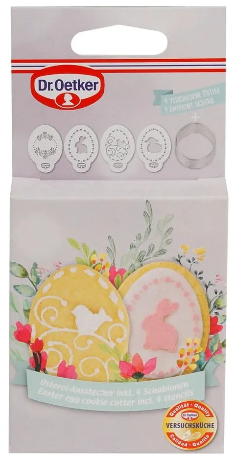 Húsvéti kiszúró és 4 db dekorációs sablon - Dr. Oetker