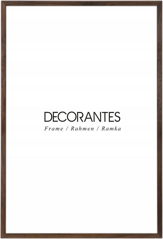 Barna képkeret 40x60 cm-es méretben