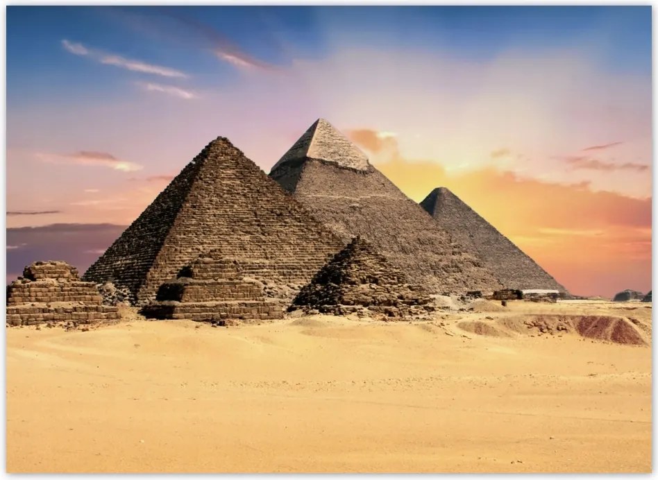 Fotótapéta flizelina 254x184 Egyiptomi piramisok